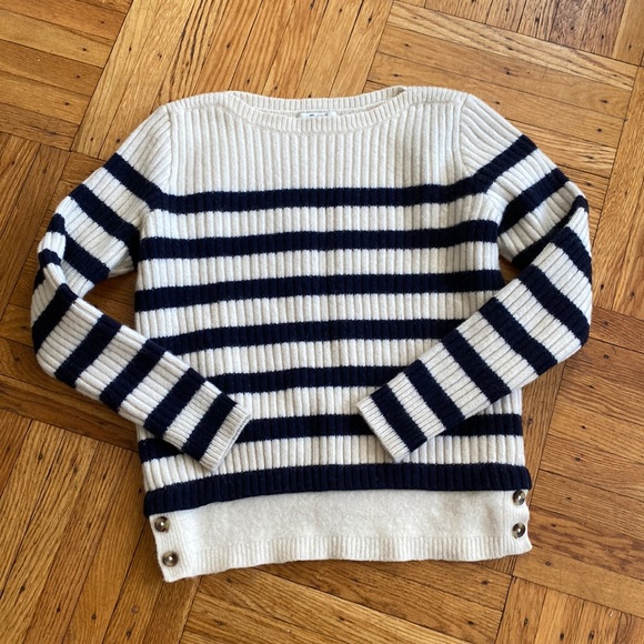 Madewell anchorlight ivory ribbed sweater size M - Picture 2 of 6